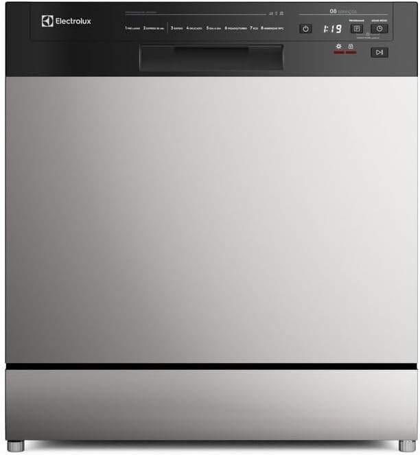 Electrolux Lava-Louça Electrolux 8 Serviços Inox