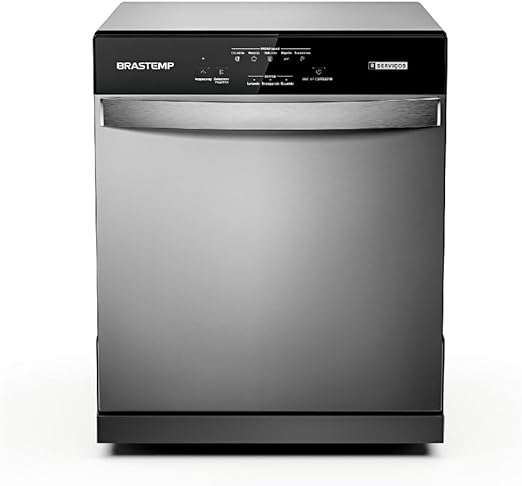 Lava Louças 8 Serviços Brastemp Cinza - BLF08BS