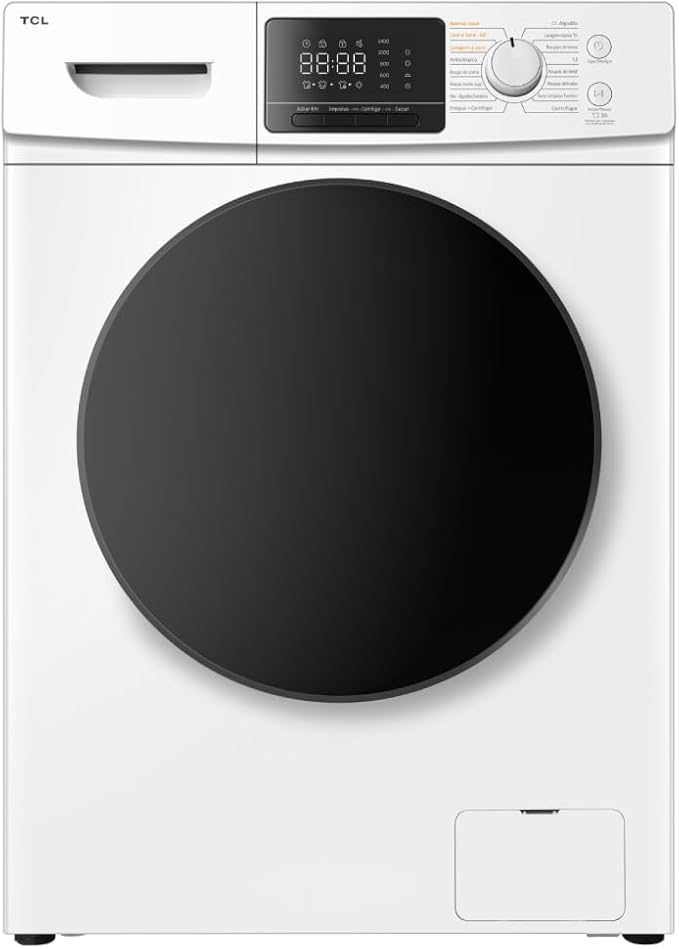 Lava e Seca TCL 11Kg 7Kg Branca Inverter com lavagem a seco 110V