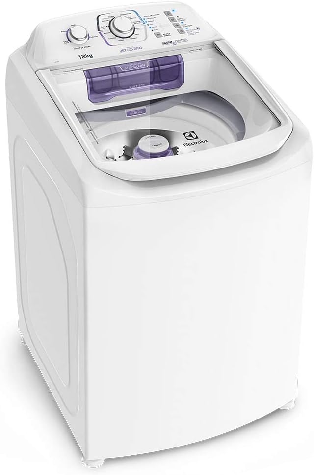 Lavadora Compacta LAC12 com Dispenser Autolimpante e Cesto Inox, Branco 220v