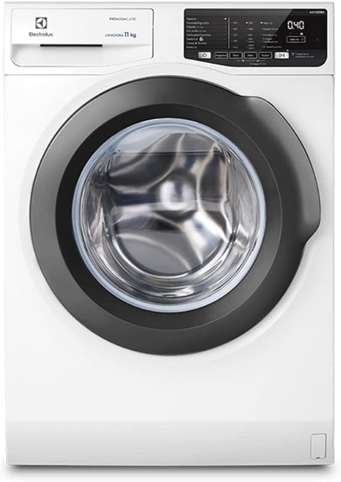 Máquina de Lavar Frontal 11kg Electrolux Premium Care Inverter com Água Quente