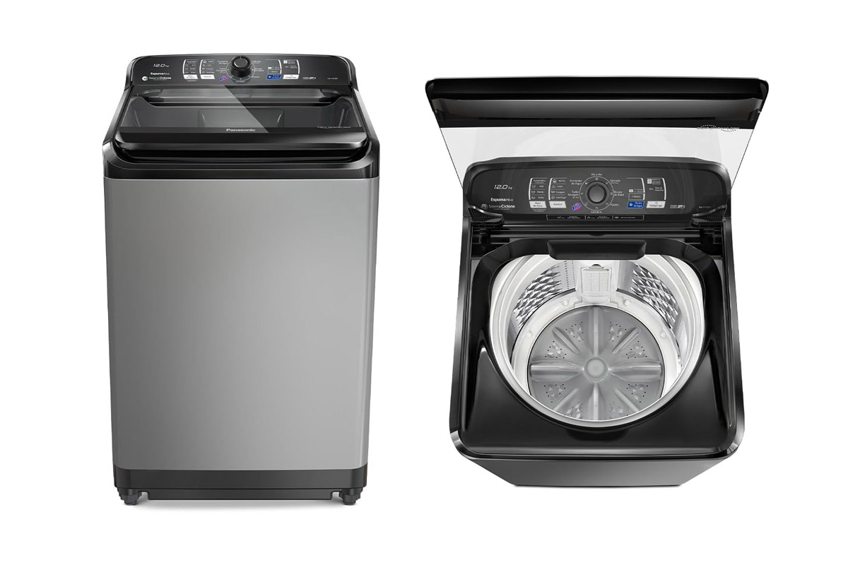 Melhor máquina - Vale a pena comprar a Panasonic Máquina de Lavar 12kg Titânio 127v NA-F120B1T
