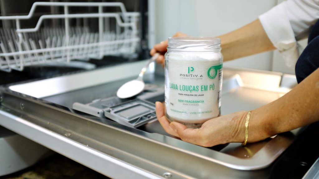 Lava Louças Biodegradável para Máquina de Lavar