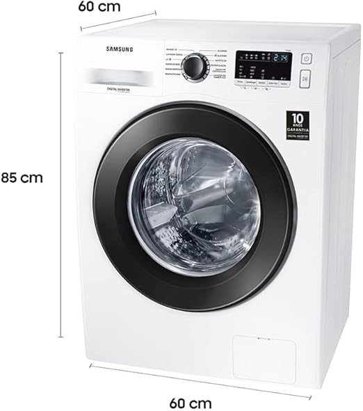 Medidas da Lavadora de roupa Samsung WW4000 Digital Inverter WW11J4473PW Branca 11kg 127V
