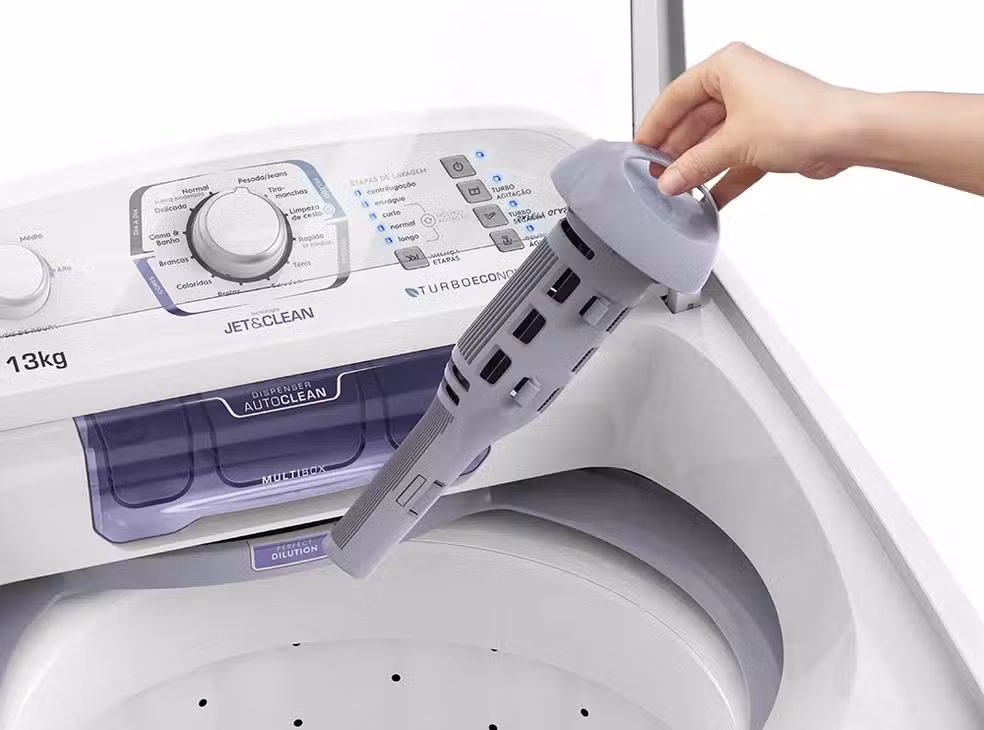 limpeza da máquina de lavar
