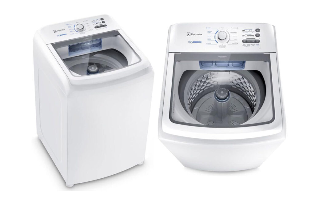 A máquina de lavar Electrolux 15kg Essential Care LED15 é boa