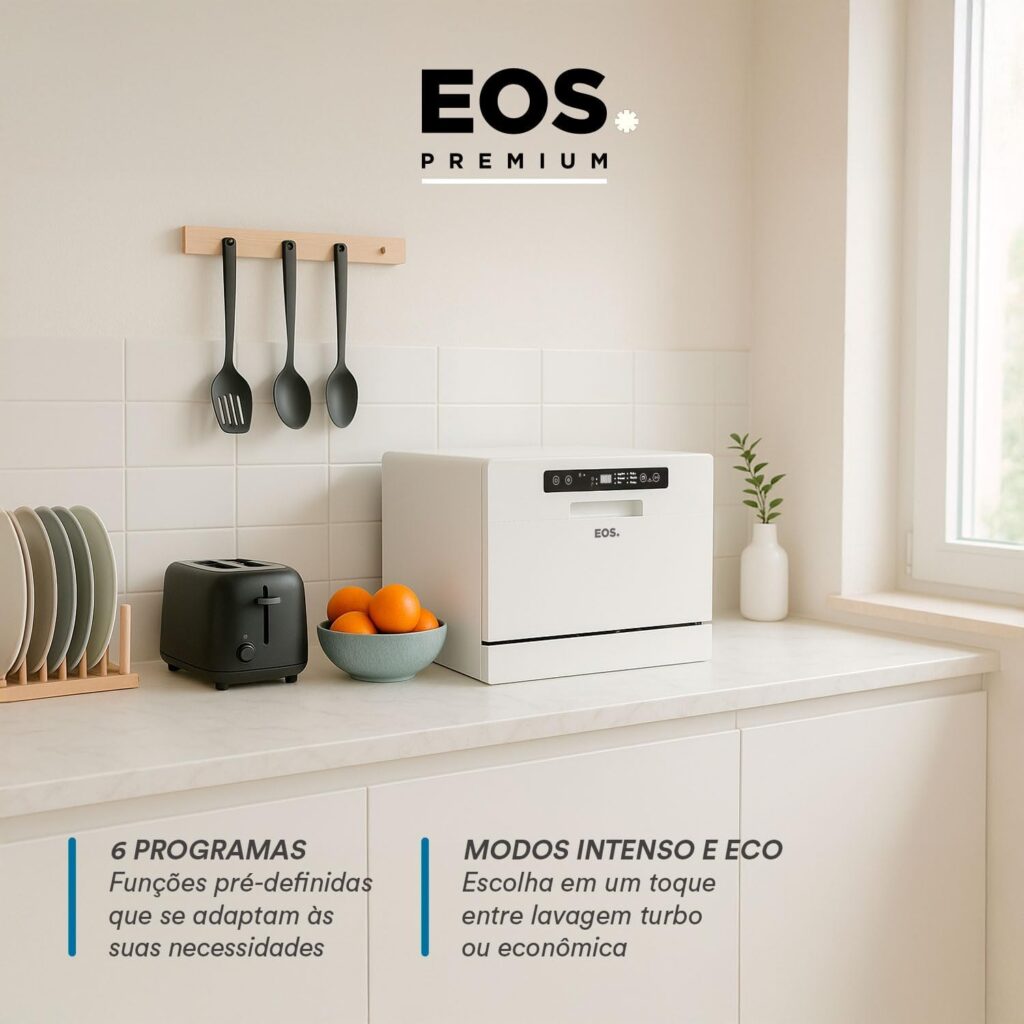 EOS Lava-louças EOS para bancada de 6 serviços ELL06B