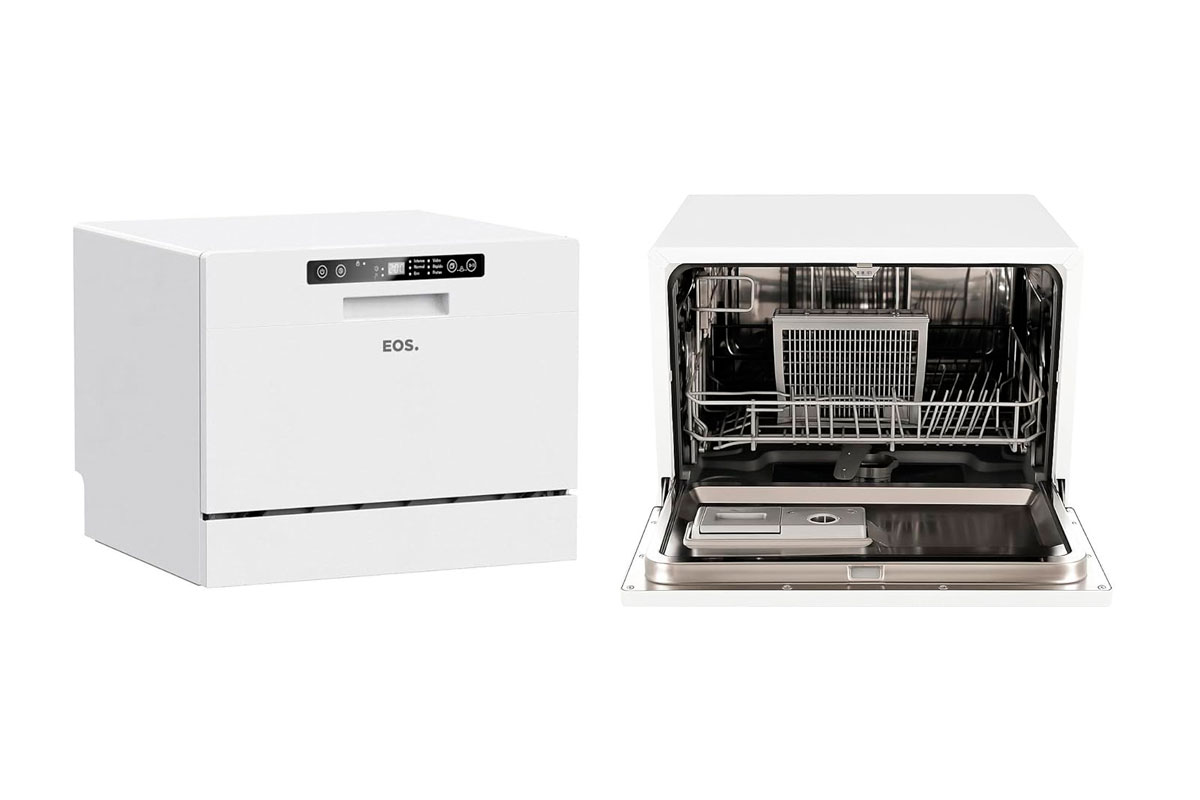 Lava-louças EOS para bancada de 6 serviços ELL06B é boa