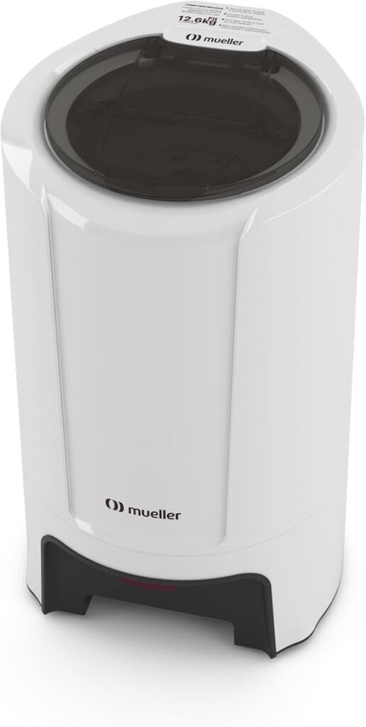 Centrífuga de Roupas Mueller Fit 12,6Kg de roupa molhada Branca 127V