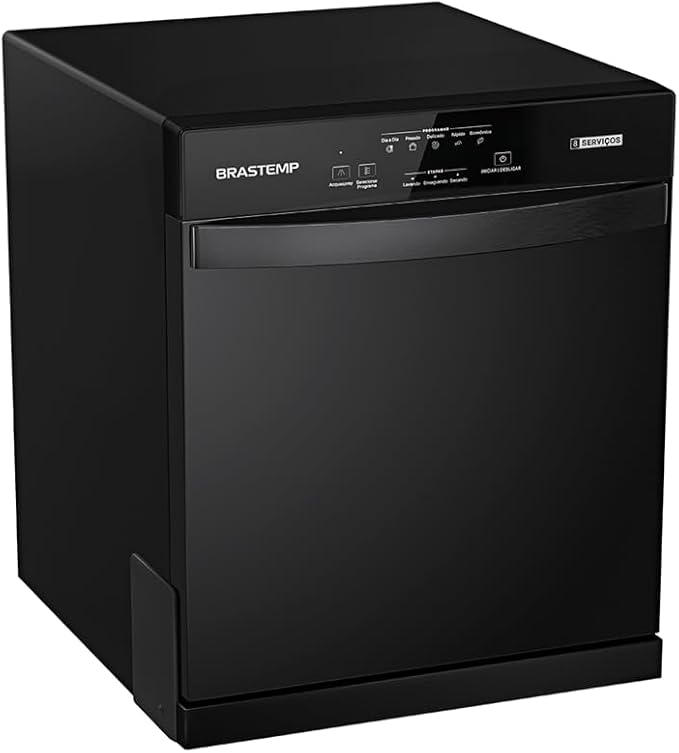 Lava Louças Brastemp 8 Serviços Preta - BLF08AE lava louça barato
