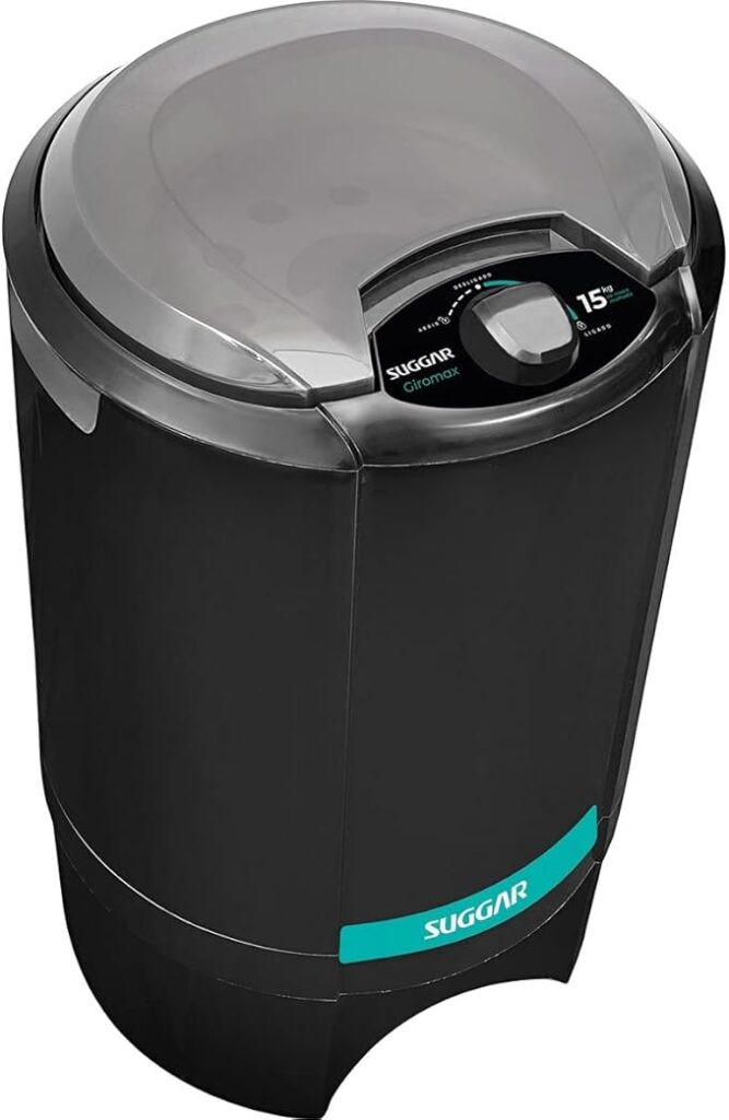 SUGGAR CENTRIFUGA DE ROUPAS GIROMAX 15KG PRETA 110V CT1501PT