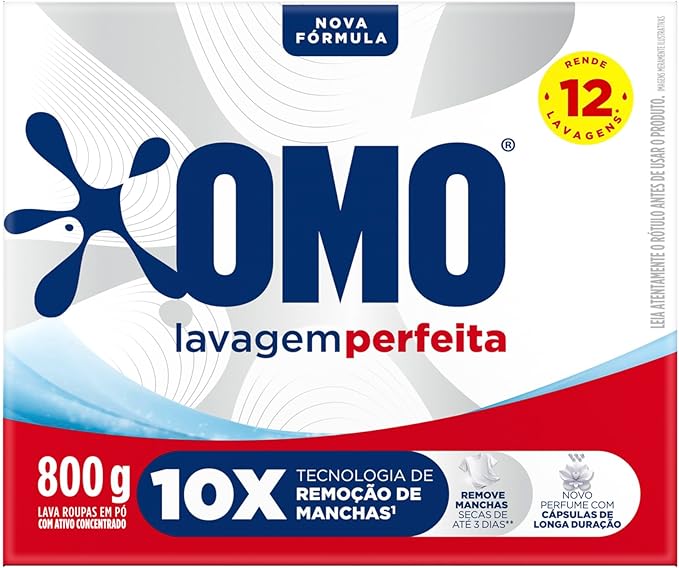 Sabão em pó OMO lavagem perfeita