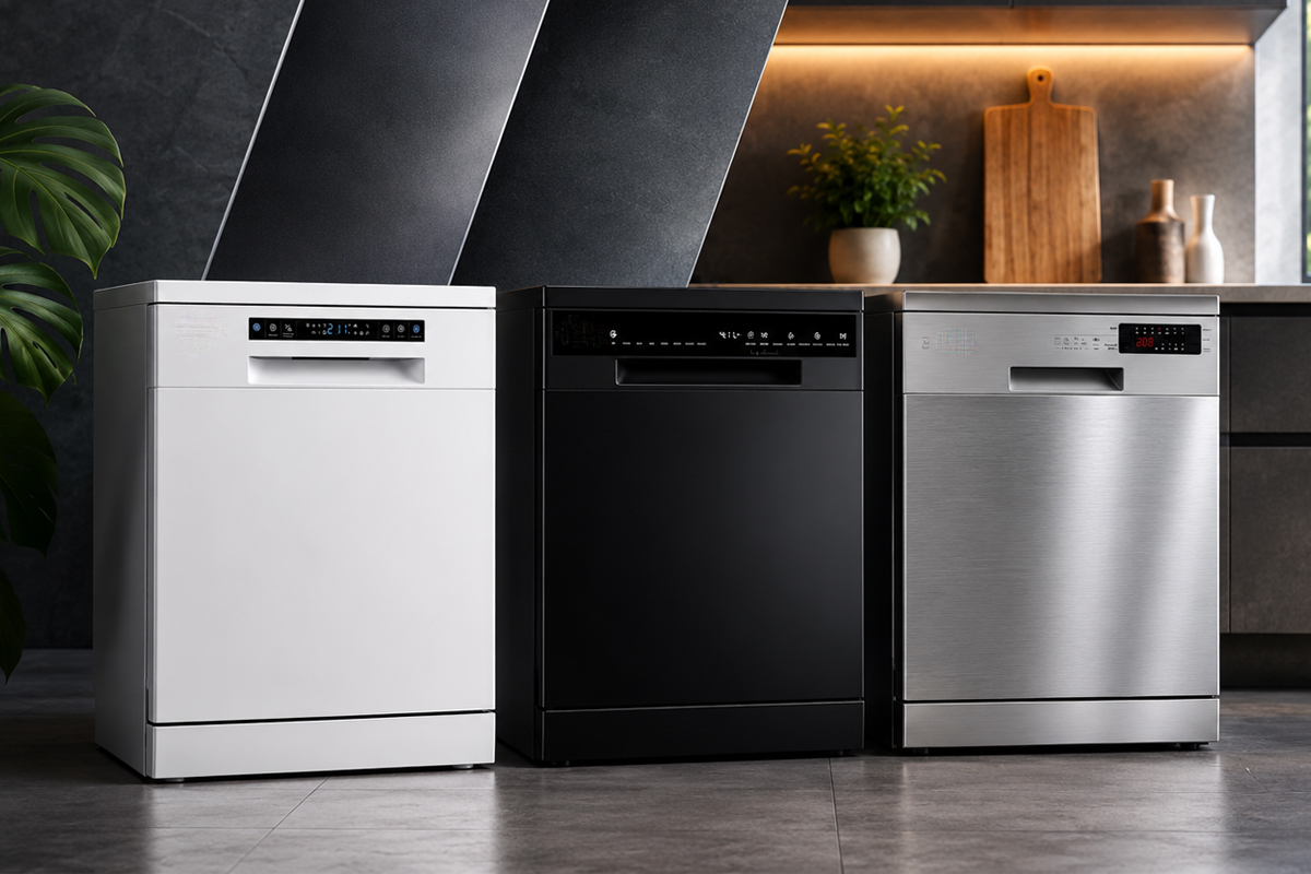 Lava-Louças EOS Inox, Preta ou Branca