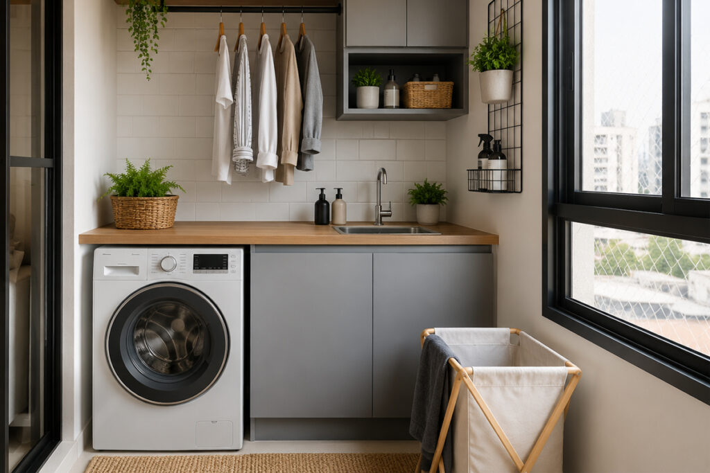 Lavanderia de Apartamento Pequeno