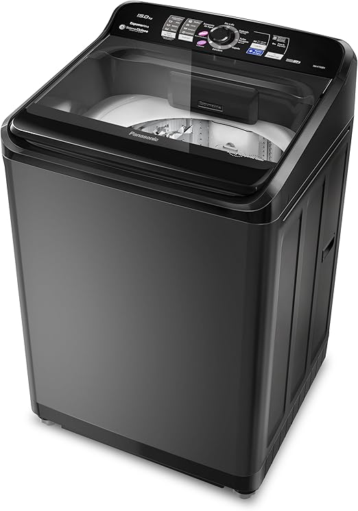 Máquina de lavar Ideal+ Panasonic 15Kg Lavagem Eficiente SmartSense Função Vanish Titânio é boa