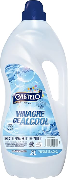 Vinagre de Álcool 6% para Limpeza - Castelo